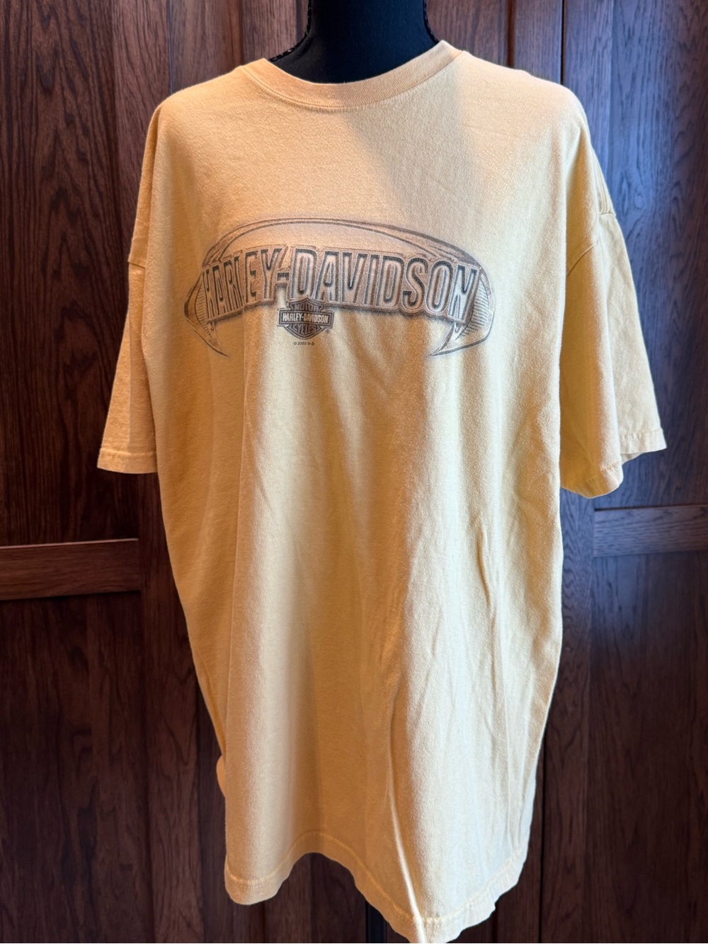 Harley-Davidson Sacramento CA Tee – Men’s XL – Yellow
